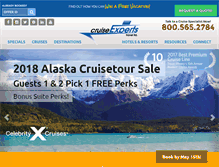Tablet Screenshot of cruiseexpertstravel.com